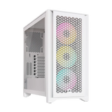 علبة كمبيوتر Corsair 4000D RGB Airflow بيضاء