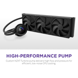 Nzxt Kraken Plus 360Mm V2 Display And Radiator Fans Aio Liquid Cooler Black