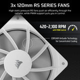 Corsair Nautilus 360 Rs Lcd Liquid Cpu Cooler - White