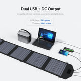 ORICO Foldable Solar Panel Charger - 100W / Black