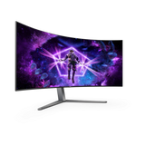 شاشة ألعاب منحنية OLED من AOC Agon Pro AG456UCZD مقاس 45 بوصة، بتردد 240 هرتز، ودقة WQHD، ومنفذ HDMI 2.0، وطول موجي 0.03 متر، باللون الأسود