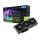Pny Geforce Rtx 5060 8Gb Argb Overclocked Triple Fan - Black