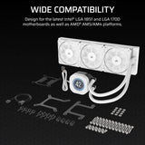 Corsair Nautilus 360 Rs Lcd Liquid Cpu Cooler - White