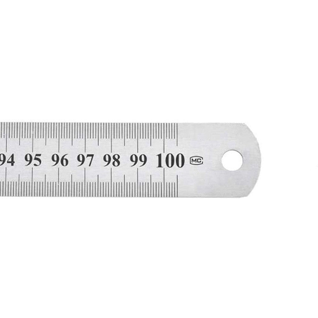 100Cm Ruler Metal Stainless Steel-Art Sets And Material-Other-Star Light Kuwait