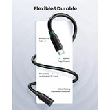 UGreen USB C Gen2 5A Extension Cable 1 Meter Black