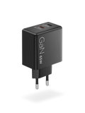Lenovo Dual USB-C 65W GaN Charger Black