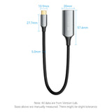 Vention USB-C to HDMI 4K Converter 0.25M Black Zinc Alloy