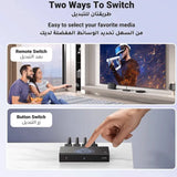 UGreen 3-in-1 HDMI Switch 4K 60Hz Ultra HD Multi Device Selector Black