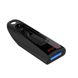 SanDisk Ultra USB 3.0 Flash Drive - 128GB / USB 3.0 / Black