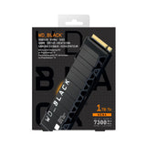 1TB NVMe SSD WD Black SN850X Gen4 Upto 7300Mb/s Heatsink