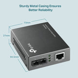 محول وسائط جيجابت متعدد الأوضاع من تي بي-لينك (MC200CM) - UPC / LAN