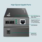 محول وسائط جيجابت متعدد الأوضاع من تي بي-لينك (MC200CM) - UPC / LAN
