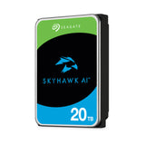 قرص صلب Seagate SkyHawk AI Surveillance ST20000VE003 - سعة 20 تيرابايت / SATA 6 جيجابت/ثانية / ذاكرة تخزين مؤقتة 512 ميجابايت