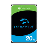 قرص صلب Seagate SkyHawk AI Surveillance ST20000VE003 - سعة 20 تيرابايت / SATA 6 جيجابت/ثانية / ذاكرة تخزين مؤقتة 512 ميجابايت