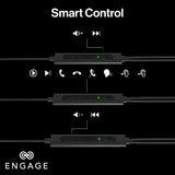 سماعة رأس سلكية من نوع USB-C مزودة بميكروفون وخاصية إلغاء الضوضاء النشطة من إنجيج