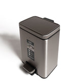 Eko 9361 Madison Stainless Steel Fingerprint Resistant Dustbin - 6 Liters
