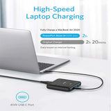 Anker Powerport Atom III Slim Power Charger - 63W / 2x USB-A / 2x USB-C / Black Fabric