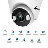 TP-Link VIGI 4MP Full-Color Turret Network Camera - RJ45 / White