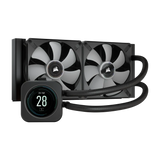 Corsair Icue H100I Elite Lcd Display Liquid Cpu Cooler - Black