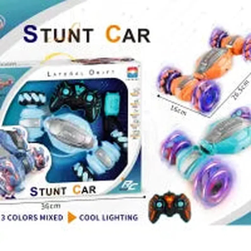 3 Colour Mixed Stunt Car-Tj013A-Racing Cars-Other-Star Light Kuwait