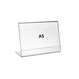 A5 Acrylic Horizontal Card Stand