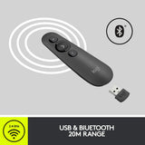Logitech R500s Presentation Remote - Bluetooth / Graphite