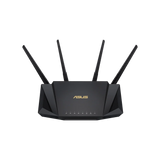 ASUS RT-AX58U V2 AX3000 Dual Band WiFi 6 Router - Black