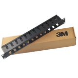 3M 19'' 1U Horizontal Rack Mount Cable Management Unit With Panel Plastic-3M-3M Scotch-Star Light Kuwait
