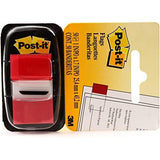 3M Post-it Flags Value Pack, Red, 1 in Wide, 50/Dispenser