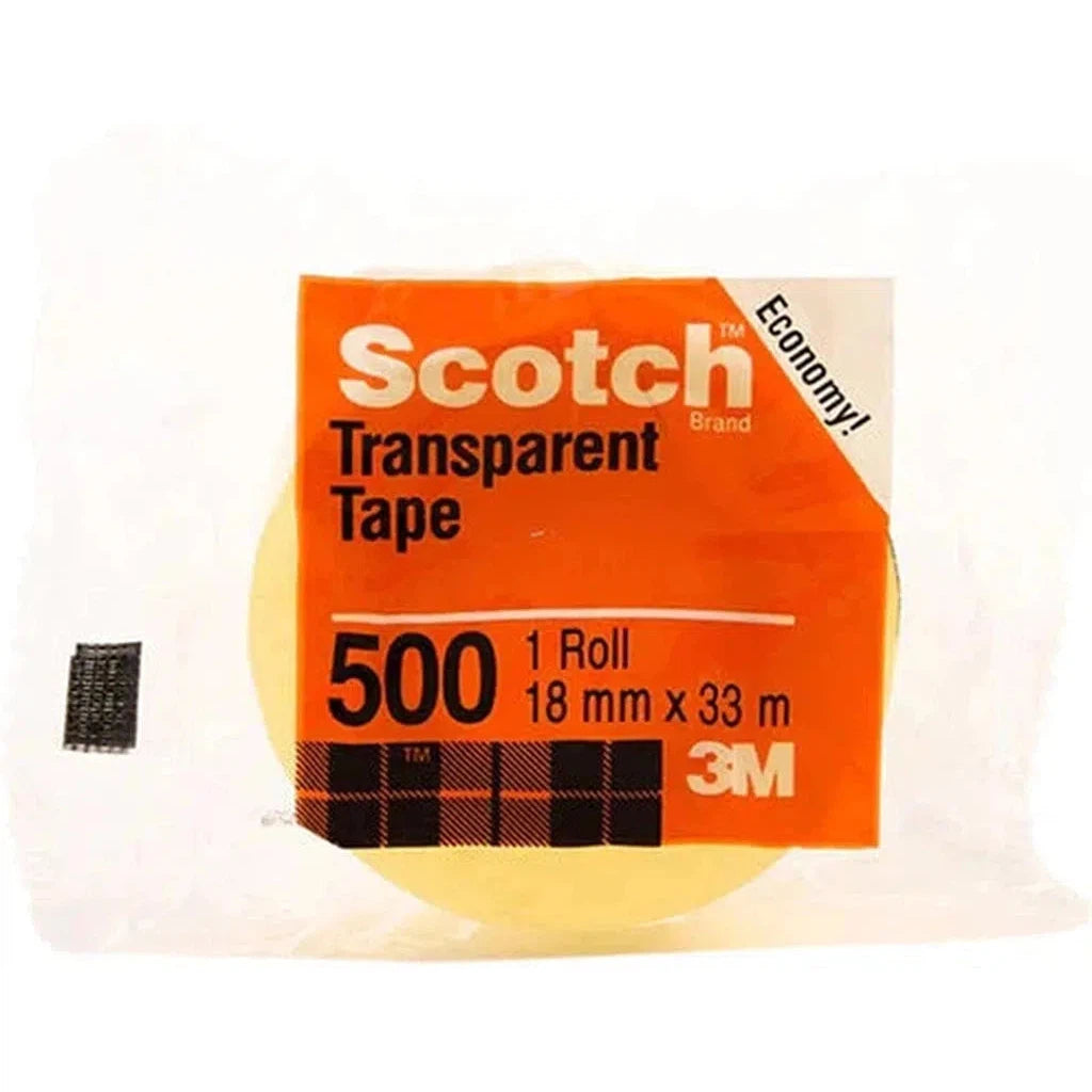 3M Scotch 500-1236C Scotch Utility Tape 1/2 In 36 Yd-Tapes And Adhesives-Other-Dozen-Star Light Kuwait