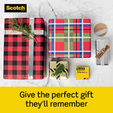 شريط لاصق مزدوج الجوانب من نوع 3M Scotch 665، نصف بوصة × 900 بوصة، دائم (25 ياردة)