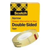 شريط لاصق مزدوج الجوانب من نوع 3M Scotch 665، نصف بوصة × 900 بوصة، دائم (25 ياردة)