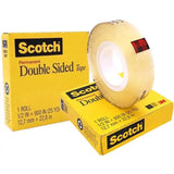 3M Scotch 665 Permanent Double - Sided Tape 1/2 Inch 25 Yards-School Supplies-3M Scotch-Star Light Kuwait