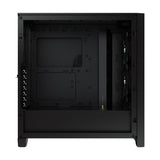 علبة كمبيوتر Corsair ICU 4000X RGB متوسطة الحجم، لون أسود