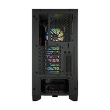علبة كمبيوتر Corsair ICU 4000X RGB متوسطة الحجم، لون أسود