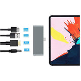 4 In 1 Usb Type C To Hdmi Hub For Ipad Pro - Silver-Cable-Other-Star Light Kuwait