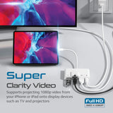 Promate 4-in-1 Multimedia Hub with Lightning Connector
