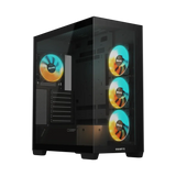 Gigabyte C500 Panoramic Stealth Mid Tower Case Black