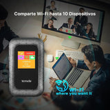 Tenda 4G LTE-Advanced Pocket Mobile Wi-Fi Router with 1.44" Colorful Screen