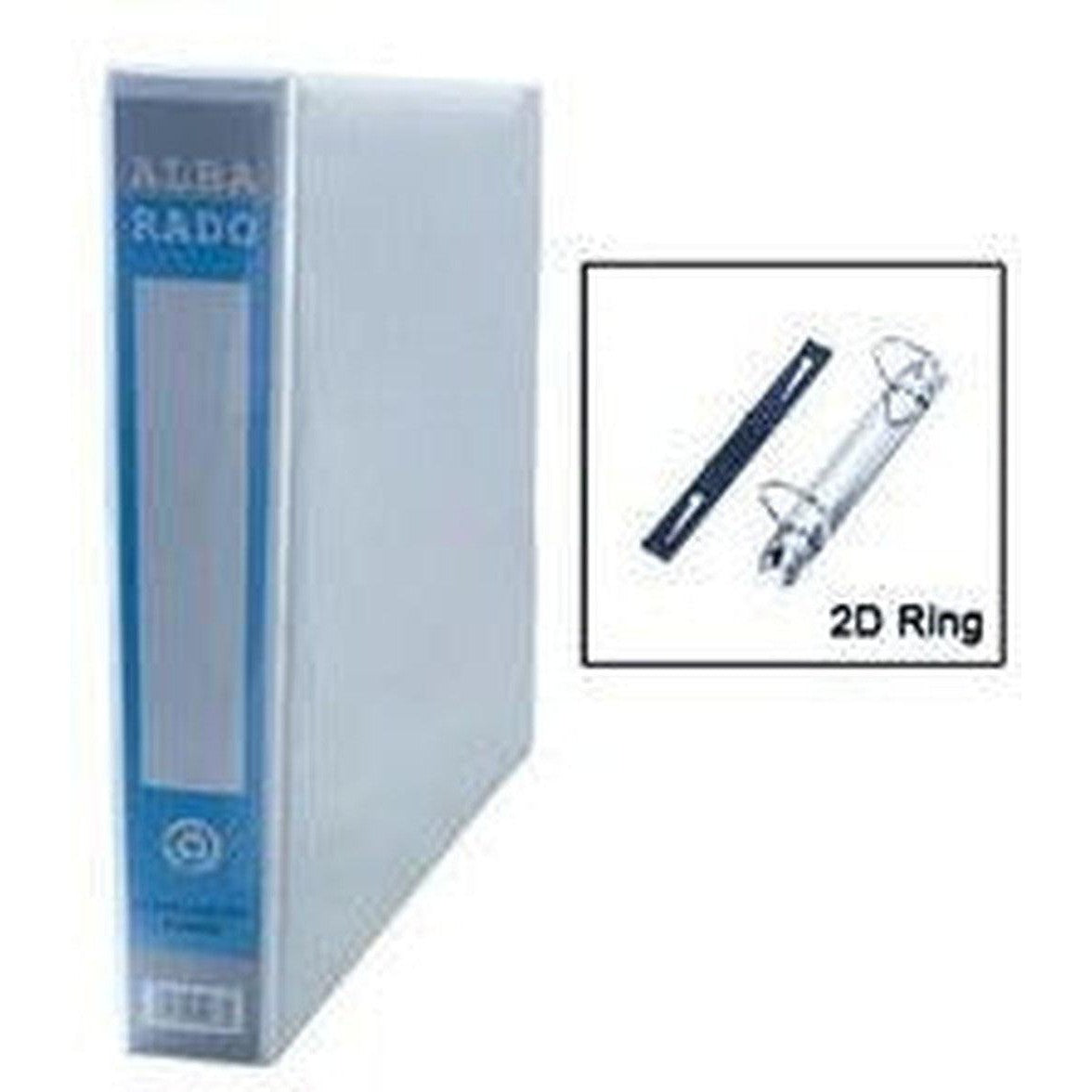 50Mm Pvcd White Ring File A4 Insert Binder Alba Rado Box Of 12Pcs-Box Files-Other-Box-Star Light Kuwait