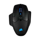 ماوس الألعاب اللاسلكي Corsair ICUe Dark Core Pro RGB باللون الأسود