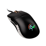 Ducky Feather Rgb Wired Huano Blue Switches Lightweight Gaming Mouse - Black/White