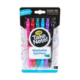 Crayola 6 CT TAKE NOTE WASHABLE GEL PENS