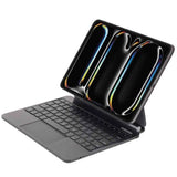 لوحة مفاتيح مغناطيسية SIA MagKeyboard SIMGKB13M4، تصميم بستة أسطر، متوافقة مع iPad Pro 13 بوصة (إصدار 2024)، مع حامل قلم - أسود (AR/ENG)