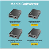 محول وسائط جيجابت متعدد الأوضاع من تي بي-لينك (MC200CM) - UPC / LAN
