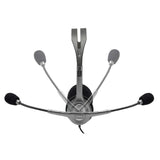 Logitech H110 Wired On Ear Headphones With Mic, Stereo With Noise-Cancelling,3.5-Mm Dual Audio Jack