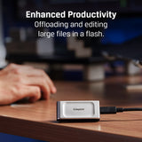 Kingston 500Gb High Performance Portable Ssd With Usb-C ,Pocket-Sized Usb 3.2 Gen Xs2000