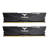 ذاكرة ألعاب مكتبية من نوع TeamGroup T-Force Vulcan CL38 بسعة 64 جيجابايت من نوع DDR5 بتردد 6000 ميجاهرتز (32 جيجابايت × 2) بدون إضاءة RGB، مزودة بمشتت حراري من الألومنيوم، متوافقة مع تقنية Intel XMP 3.0 و AMD Expo.