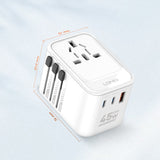 LDNIO Z8 Universal GaN Fast Charger Travel Adapter - 45W / White