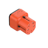 LDNIO Q2420 Ultra-Fast Charging Global Universal Adapter Charger - 45W / Orange/Black